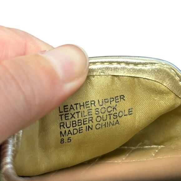 Birdies The Blackbird Green Camo Calf Hair Leather Slip On Flats Womens 8.5 - Picture 7 of 7